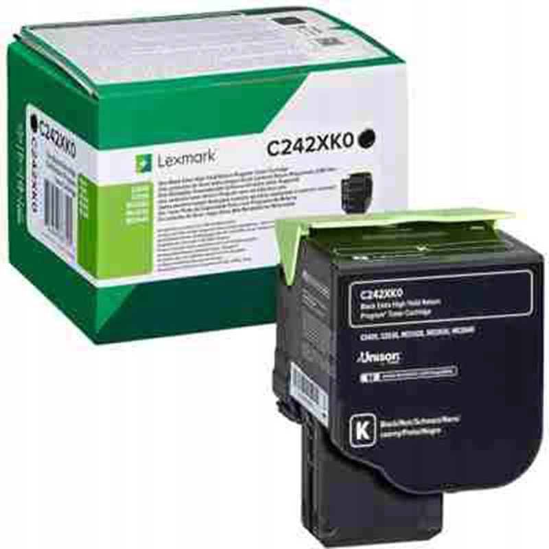 Toner Lexmark C242XK0 czarny (black)