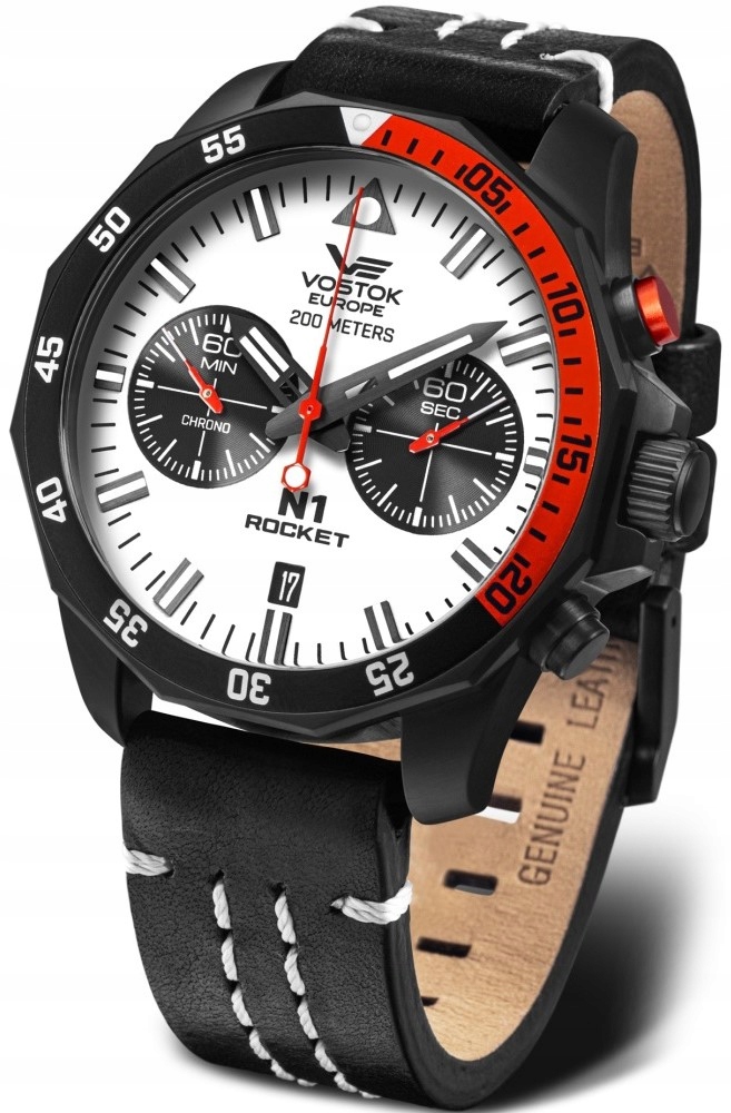 Nové originální hodinky Vostok Europe 6S21-225C620 Rocket N-1 Chrono