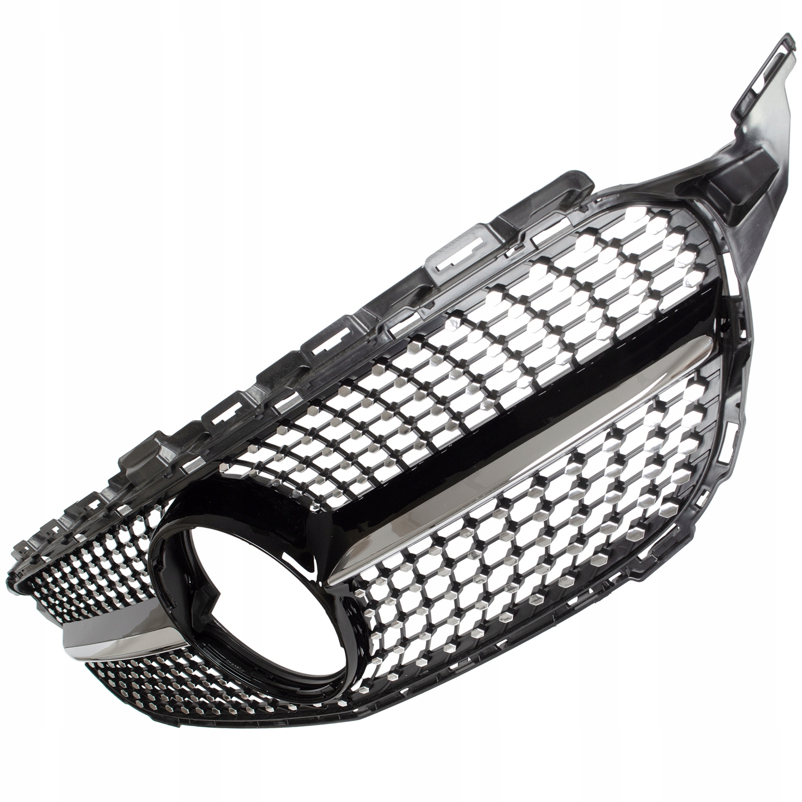 Grilovací nárazník pro Mercedes C třídy W205 14-18 Diamond Black