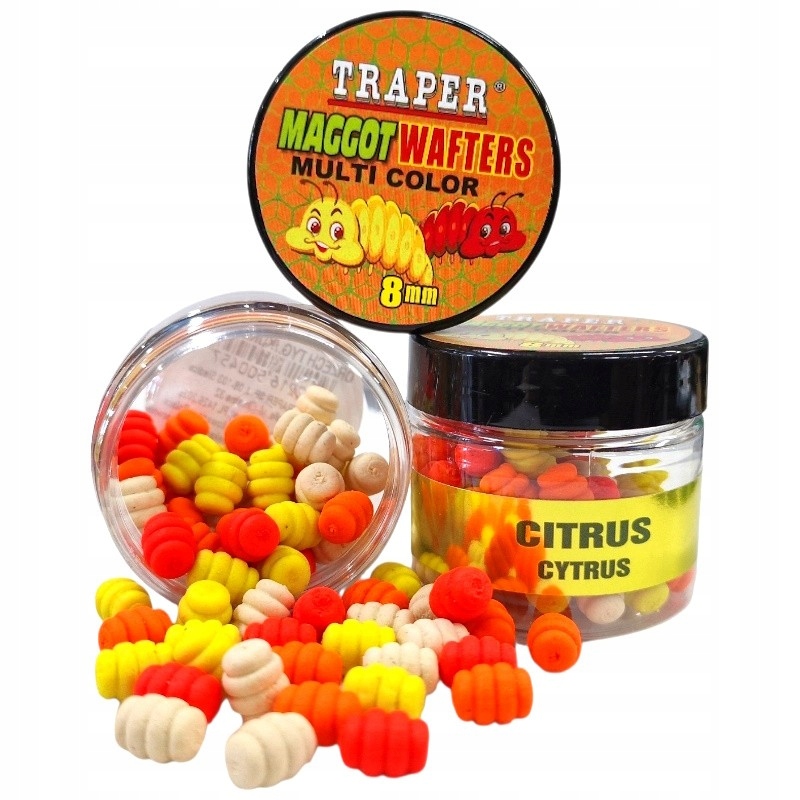 Wafters Traper Maggot Method Feeder Multi Color 8mm Cytrus Na Bagnet Gumkę