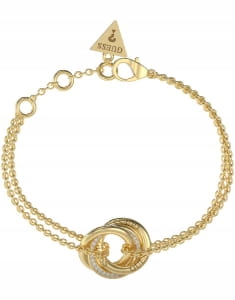 Dámský náramek Guess Perfect Ráfky zirkon ocel zlatý regular vel. S