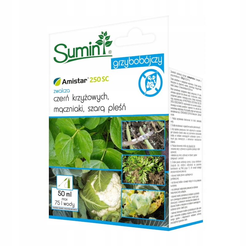 

Amistar 250SC 5ml Szara Pleśń Mączniak Sumin