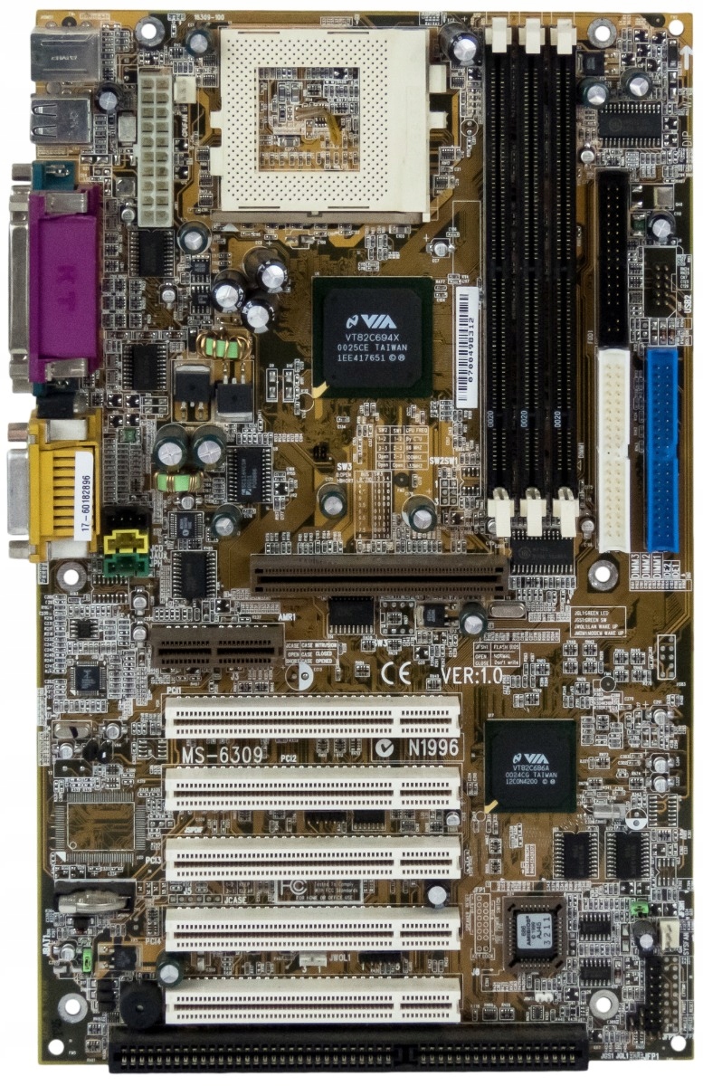 Msi MS-6309 Socket 370 Sdram Atx Základní deska