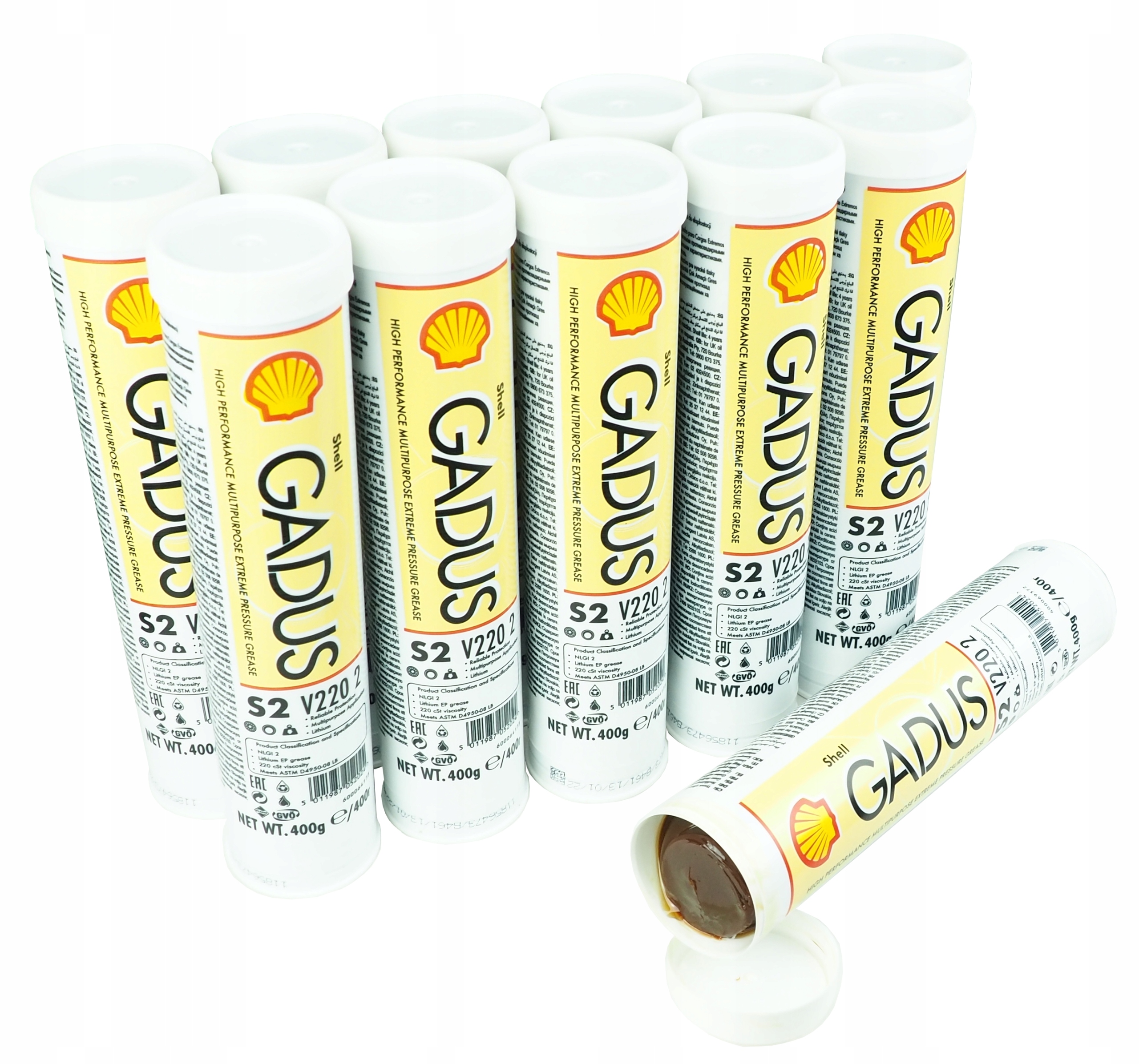 Смазка SHELL GADUS S2 V220 2 400G EP2 для подшипников