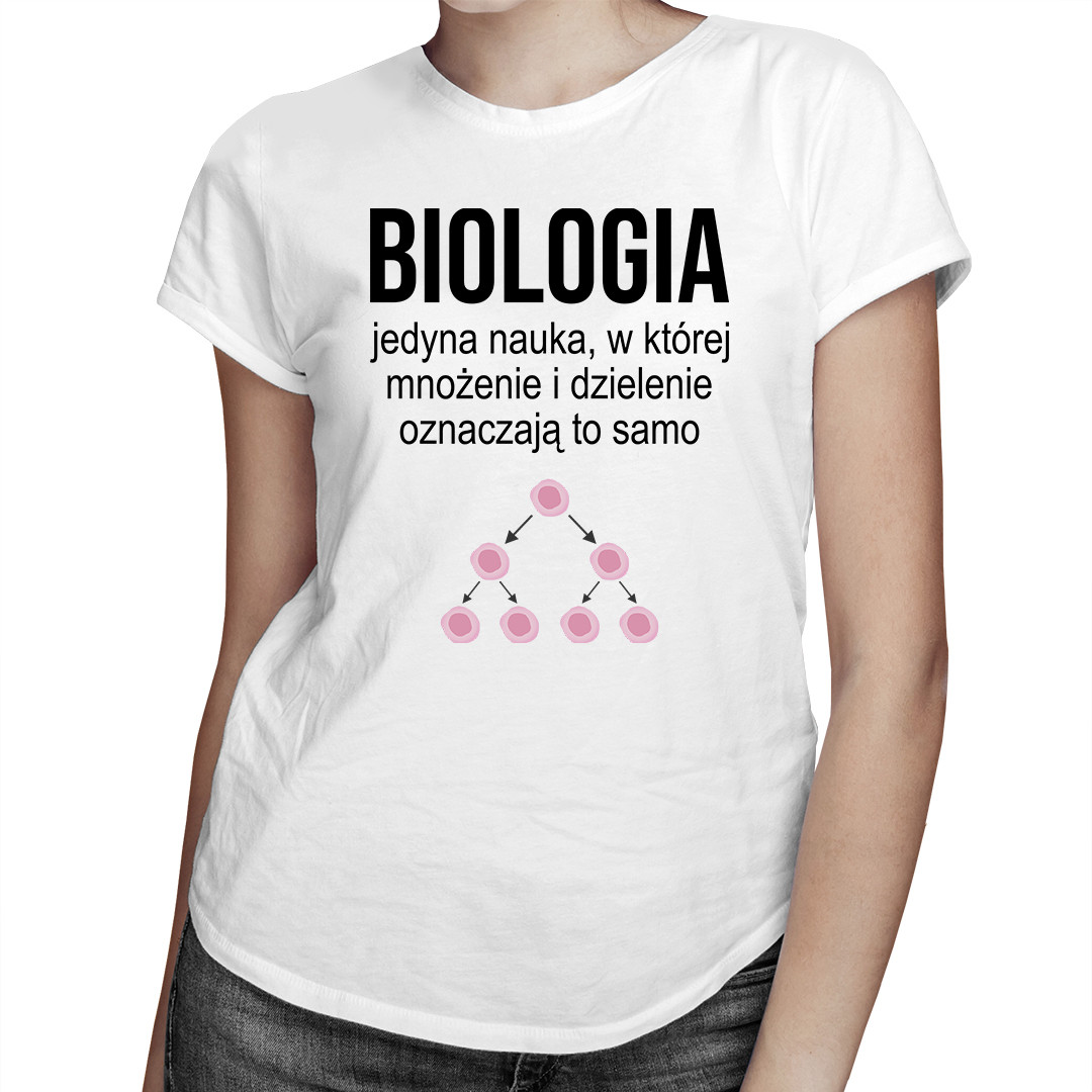 

Nauka biologii - koszulka dla niej