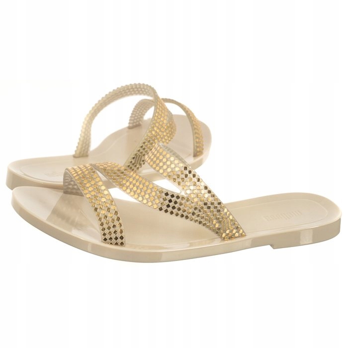 Nazouváky boty Melissa Siena Slide 33989/AS885 Beige/Gold Béžová