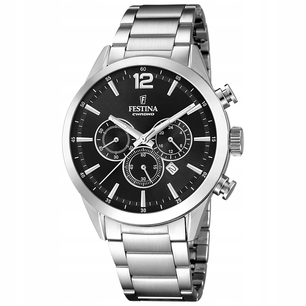 Pánské Hodinky Festina F20343-8 stříbrné