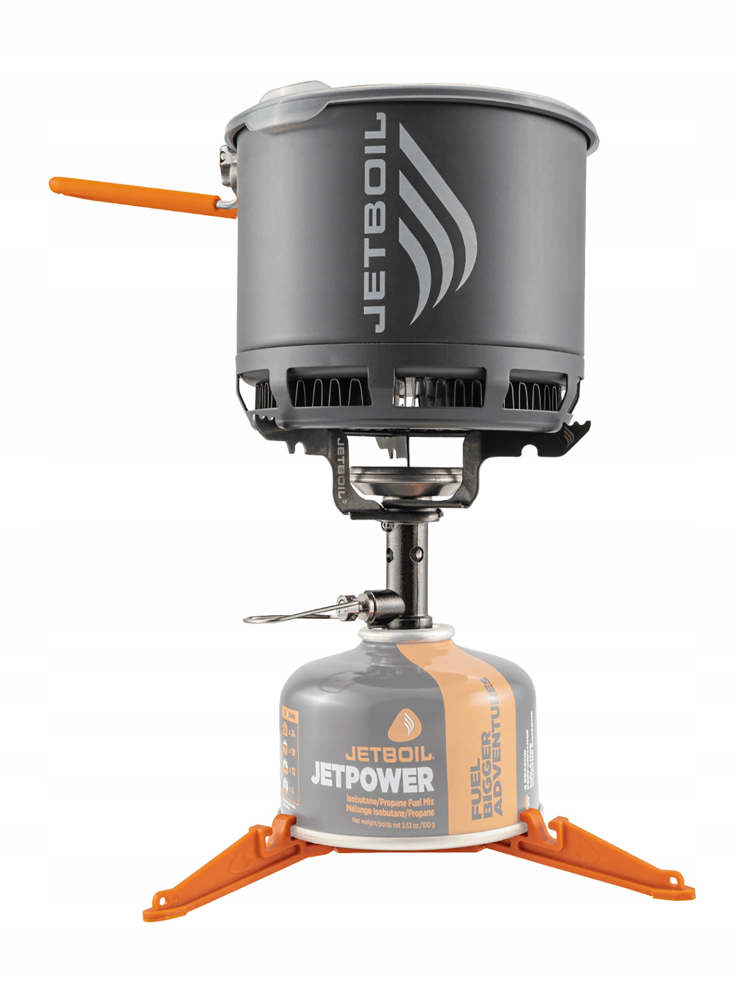 Turistický vařič Jetboil Stash Cooking System šedý