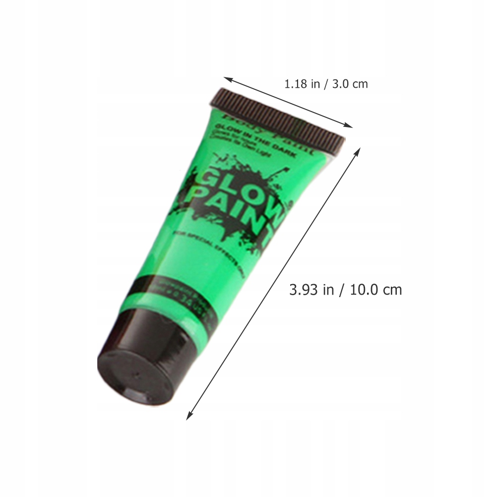 FLUORESCENCYJNA FARBA DO TWARZY, ŚWIETLISTA FARBA DO CIAŁA Pojemność 10 ml