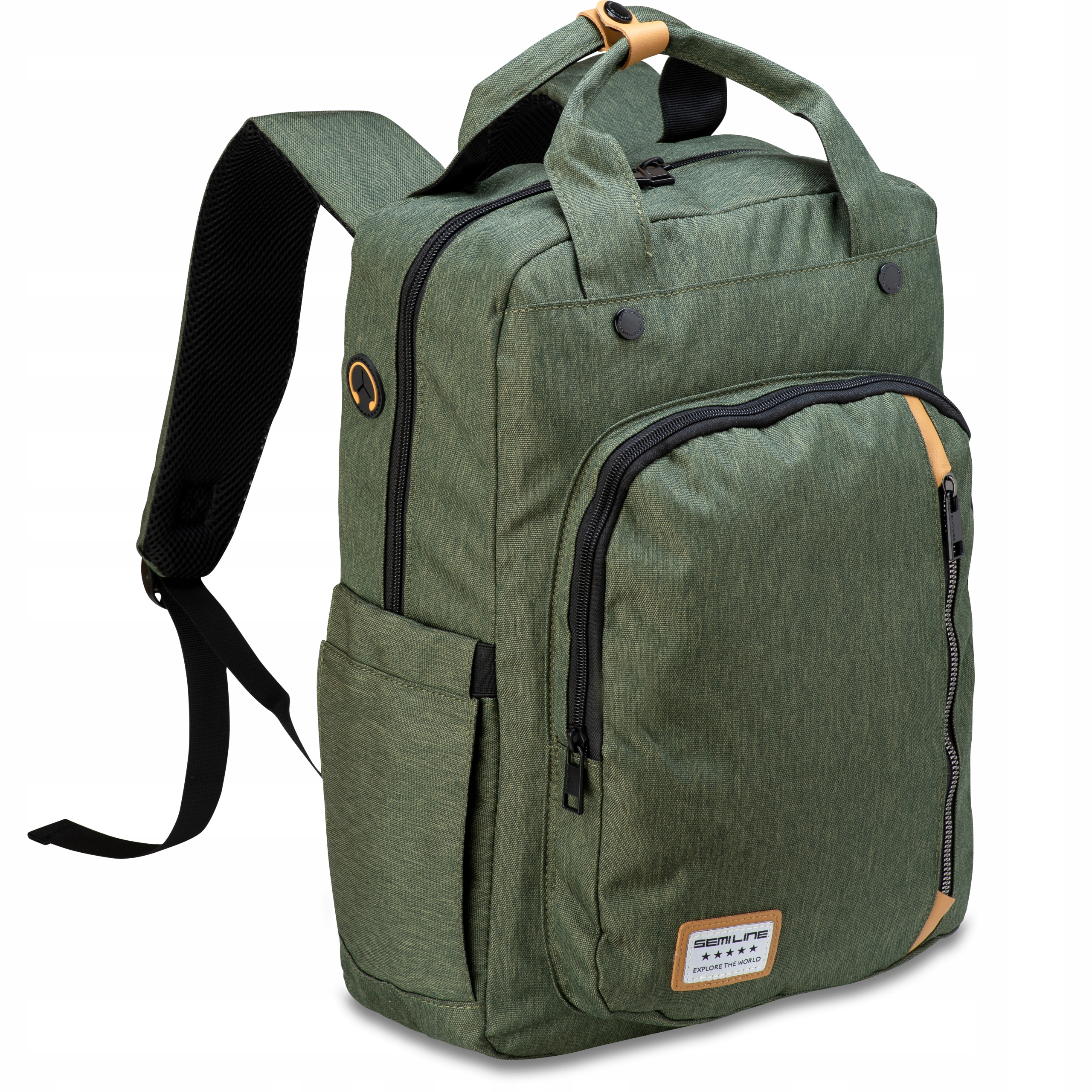 

Plecak Miejski Na Laptopa 15,6'' - Zielony Khaki