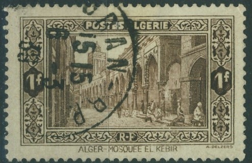 Kolonie fr. Algerie 1 fr. - Alger Mosque