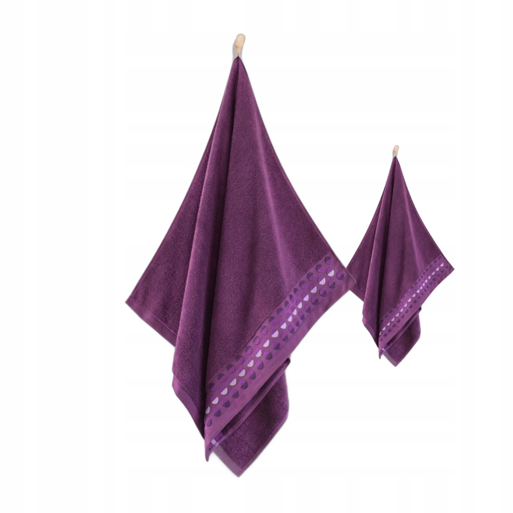 Zwoltex Zen 2 sada ručníků osuška fialová 50x90 70x140