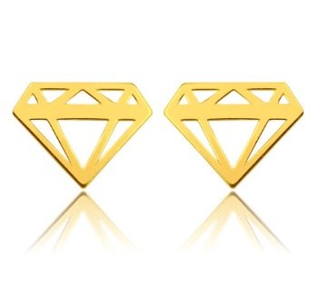 

Diament wkrętki sztyfty kolczyki złote nowość!