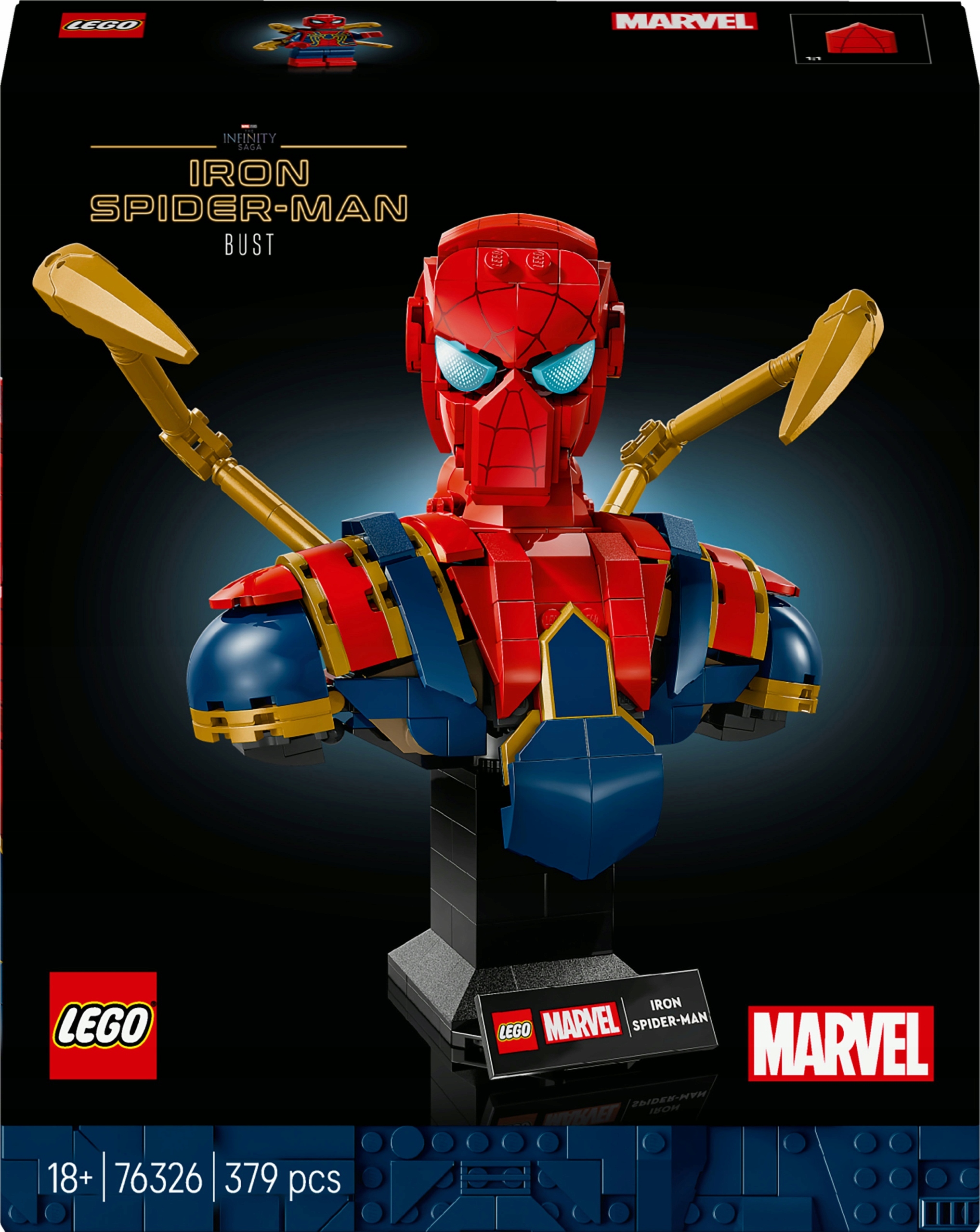 Lego Marvel Popiersie Iron Spider-Mana 76326