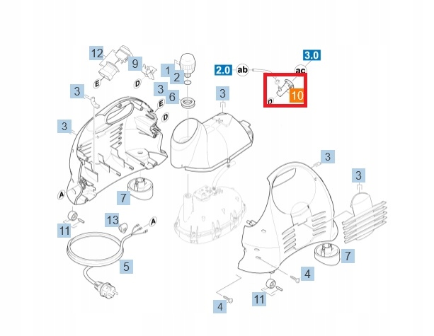 KARCHER gniazdko do parownicy SC 1122 K 1102 Marka Kärcher