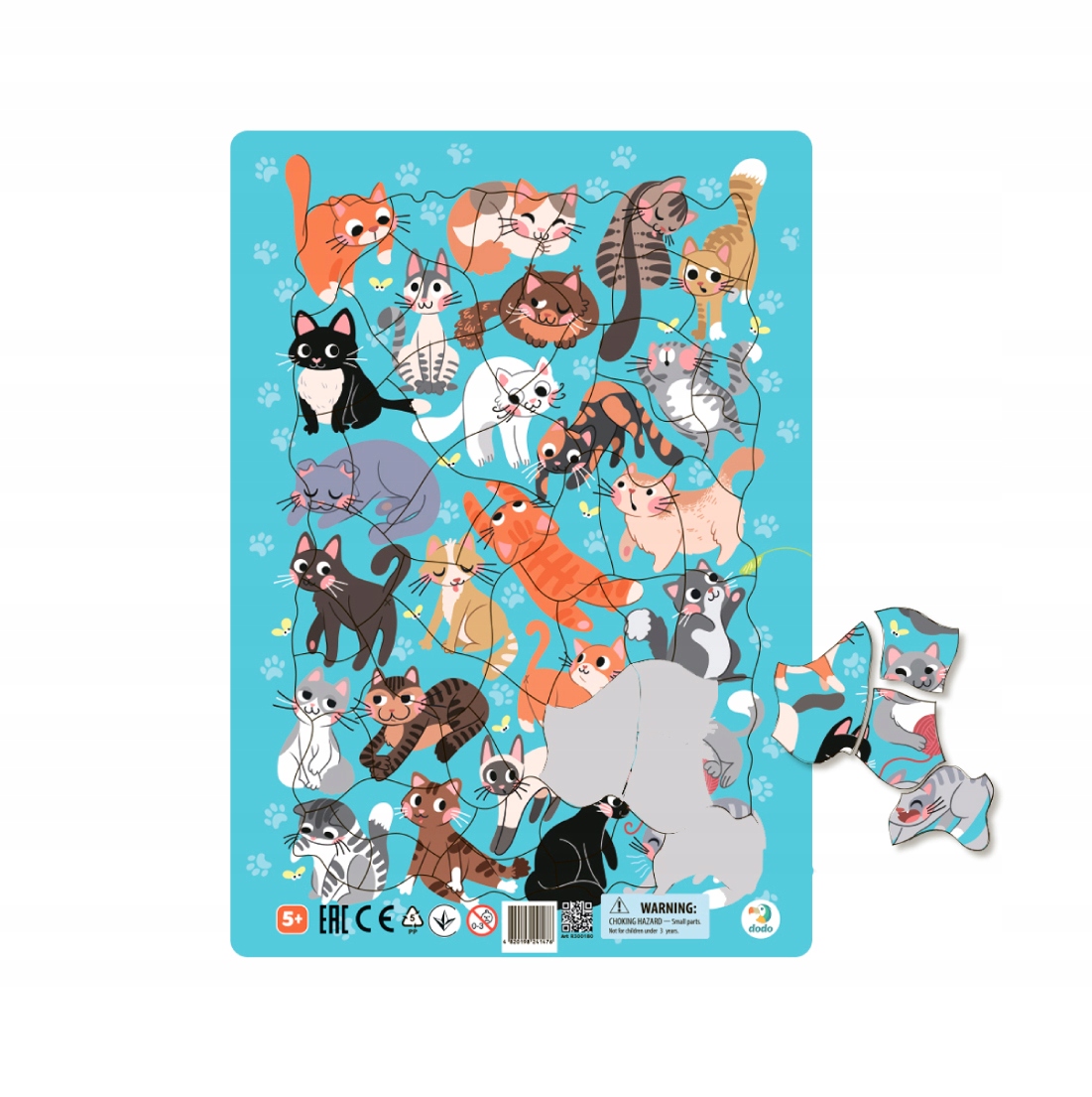 

Dodo Puzzle ramkowe Koty 53 el. 300180
