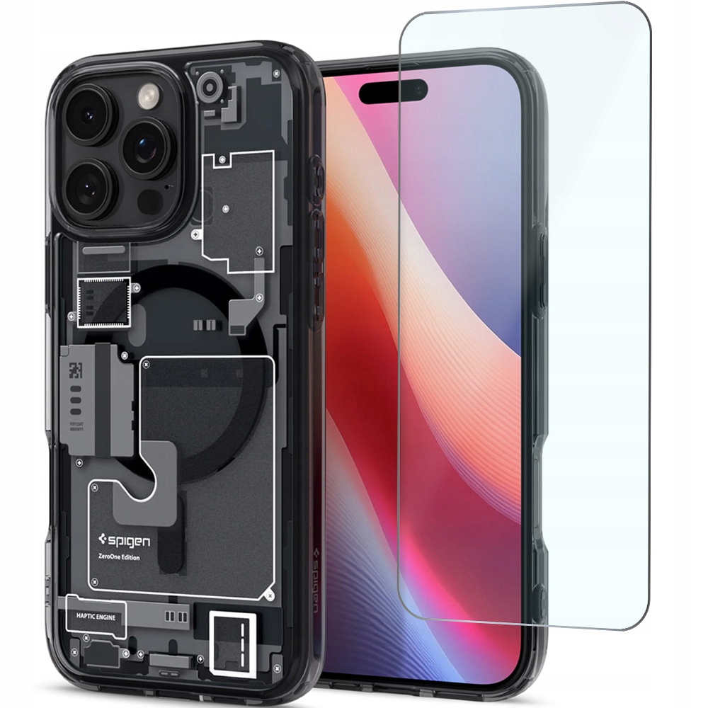 Etui Spigen do iPhone 16 Pro, mocne, ochronne, case do MagSafe szkło