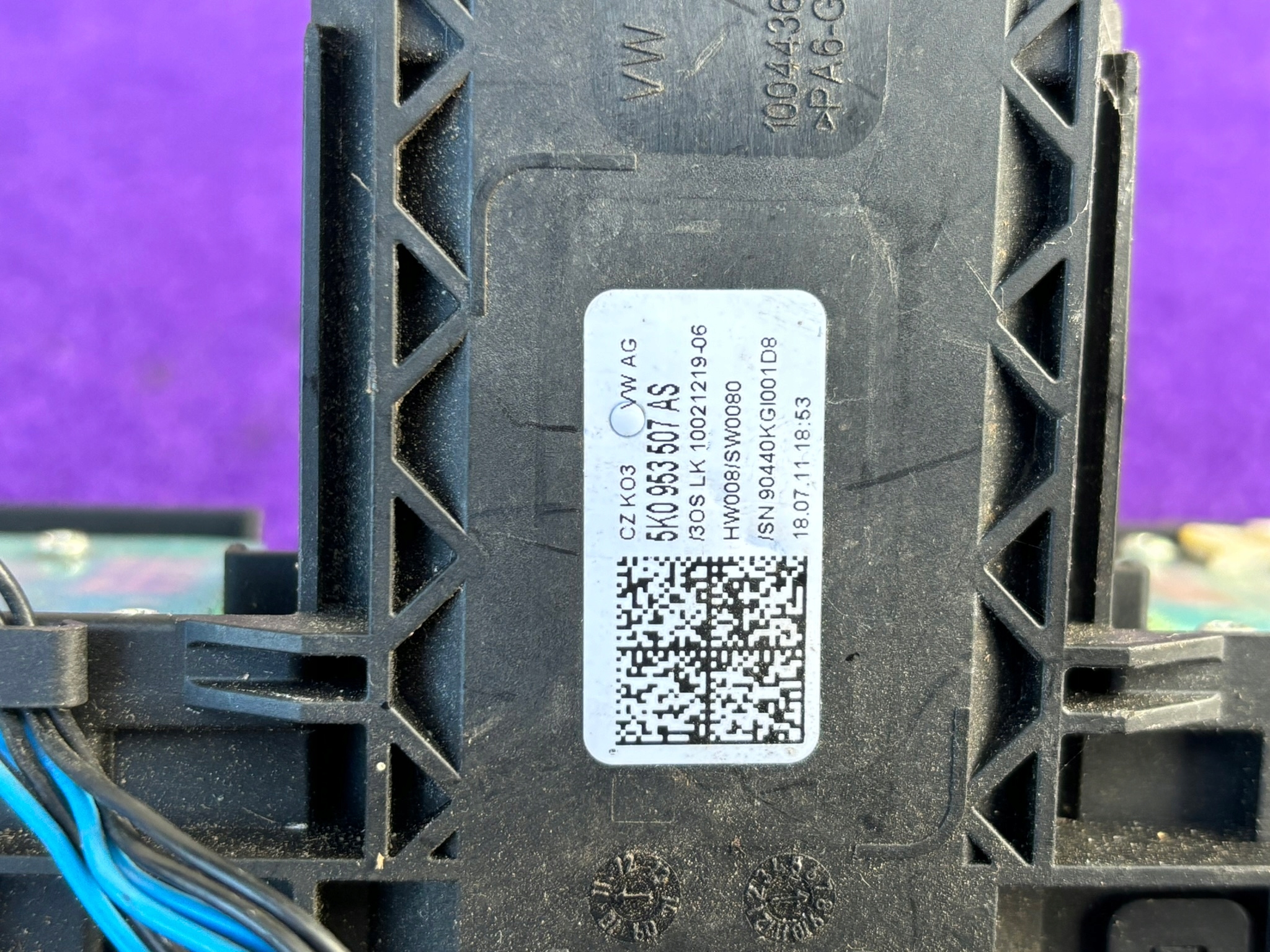 MANETKA COMMANDES VW GOLF 6 VI 5K0953513L KA1/HB668