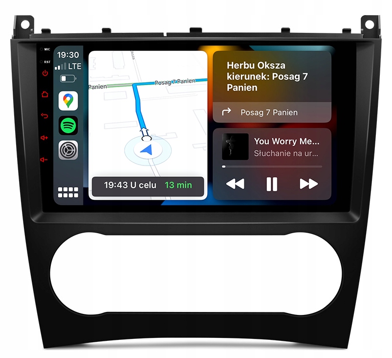 MERCEDES W203 W209 CLK NAJNOWSZY ANDROID CARPLAY RADIO NAWIGACJA