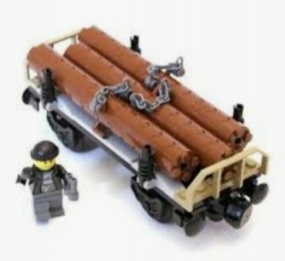 

Lego city nowy wagon z drewnem 60198 i np.do 60052