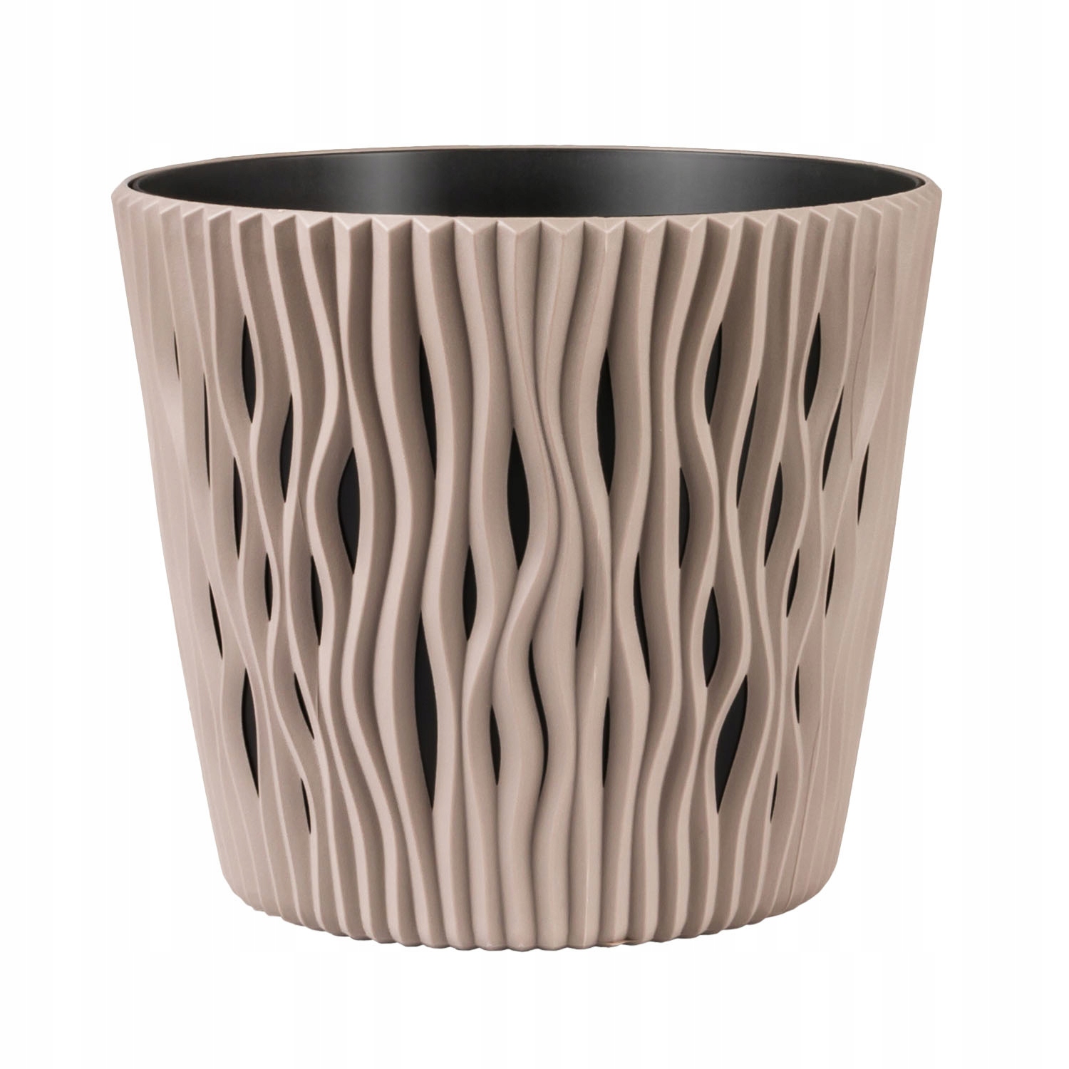 Doniczka Sandy Round DSR190 Mocca z wkładem
