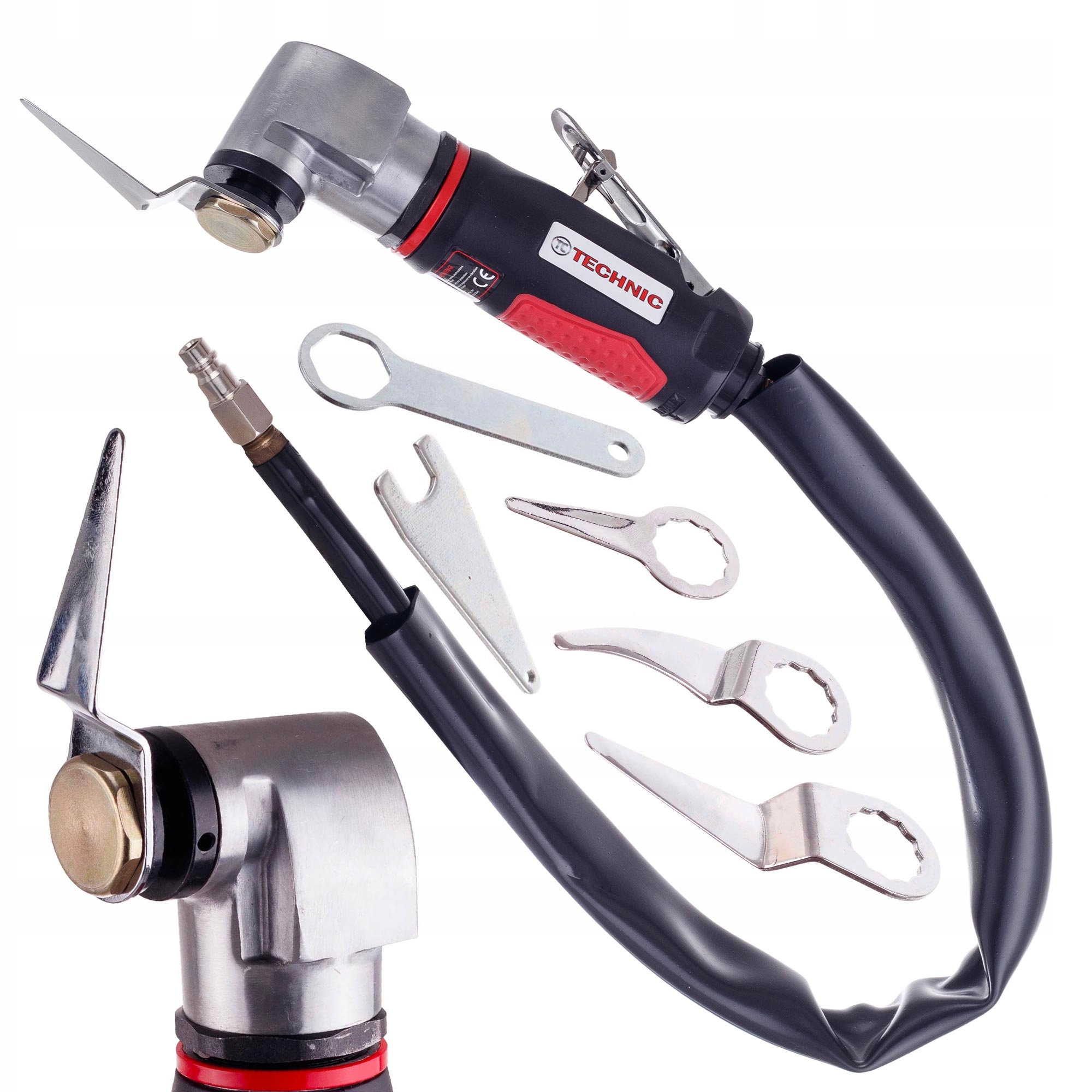 Pneumatická Vyrezávacia Píla Na Sklá Automobilov 3 X Čepeľ Váza