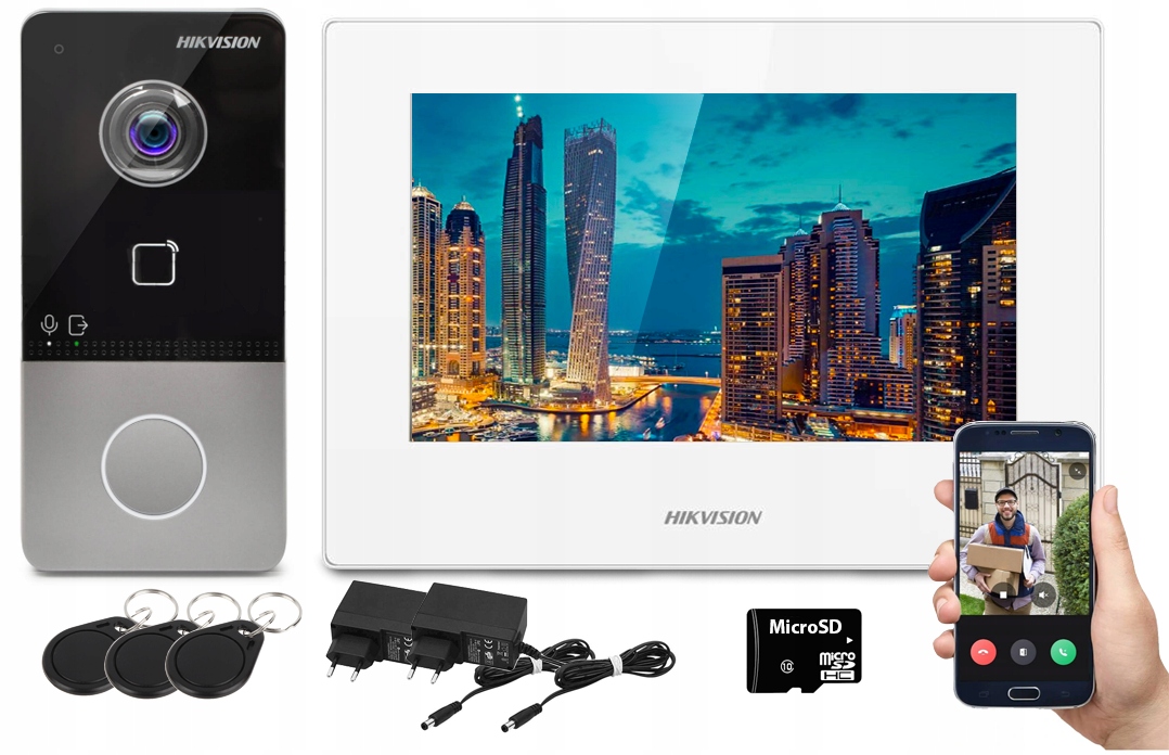 

Wideodomofon Hikvision DS-KIS603-P WiFi Aplikacja