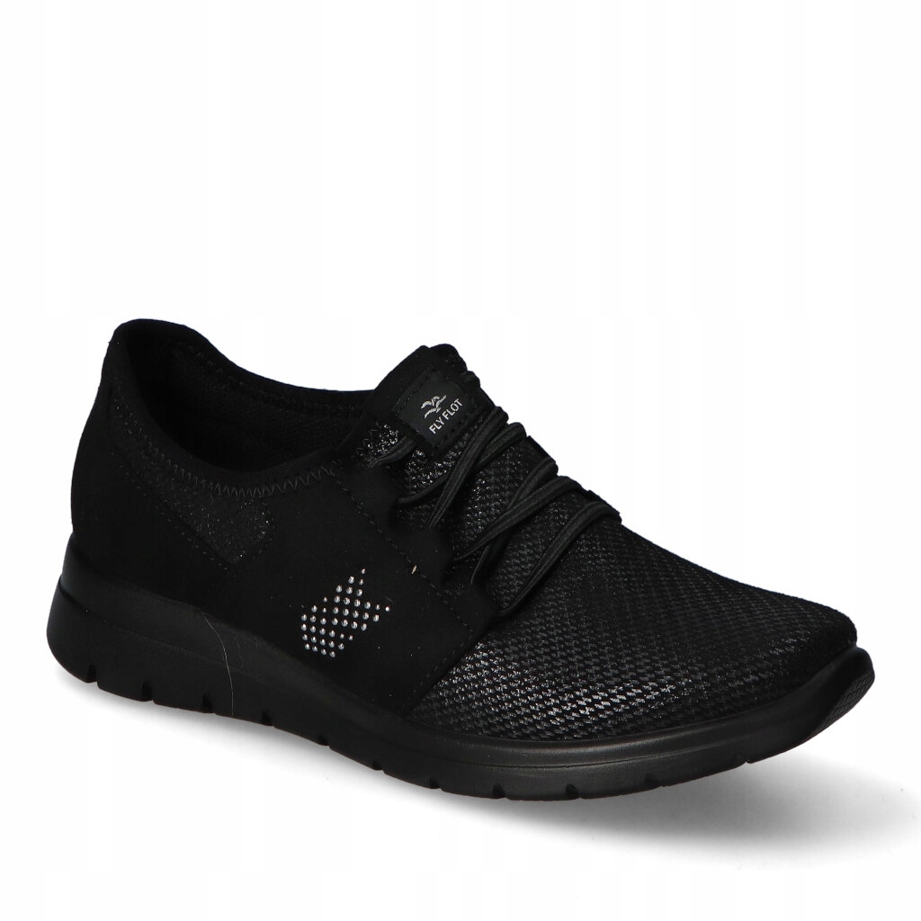 Polobotkové tenisky Fly Flot 27T18NX stretch černé vel.