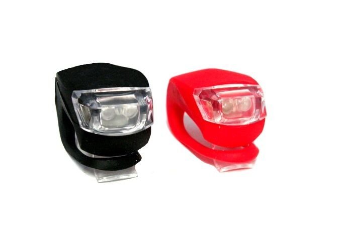 OŚWIETLENIE ROWEROWE 2 LAMPKI LED PRZÓD I TYŁ