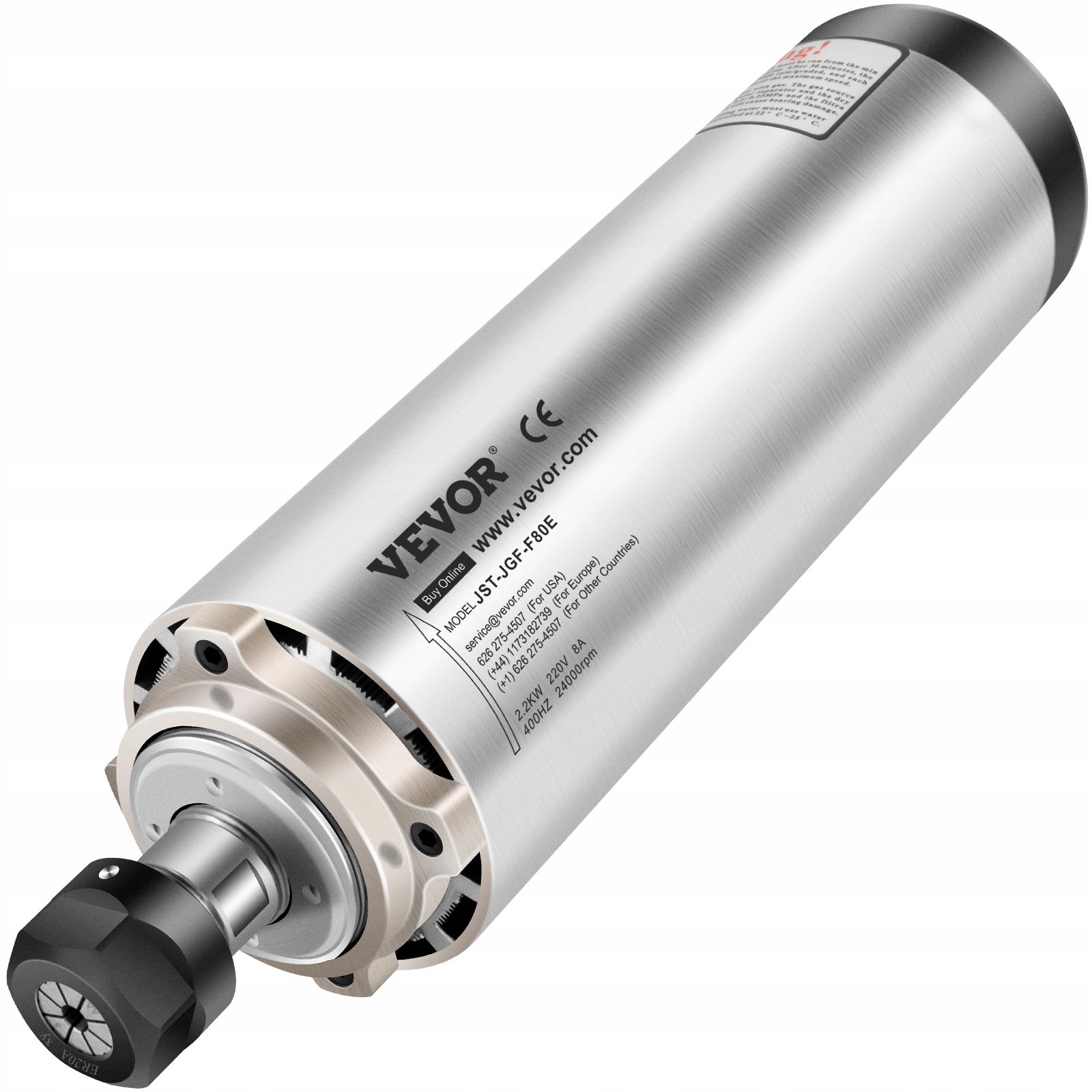 Vevor Vzduchem Chlazený Vřetenový Motor 2 2 Kw 220 V ER20 Cnc, Silný