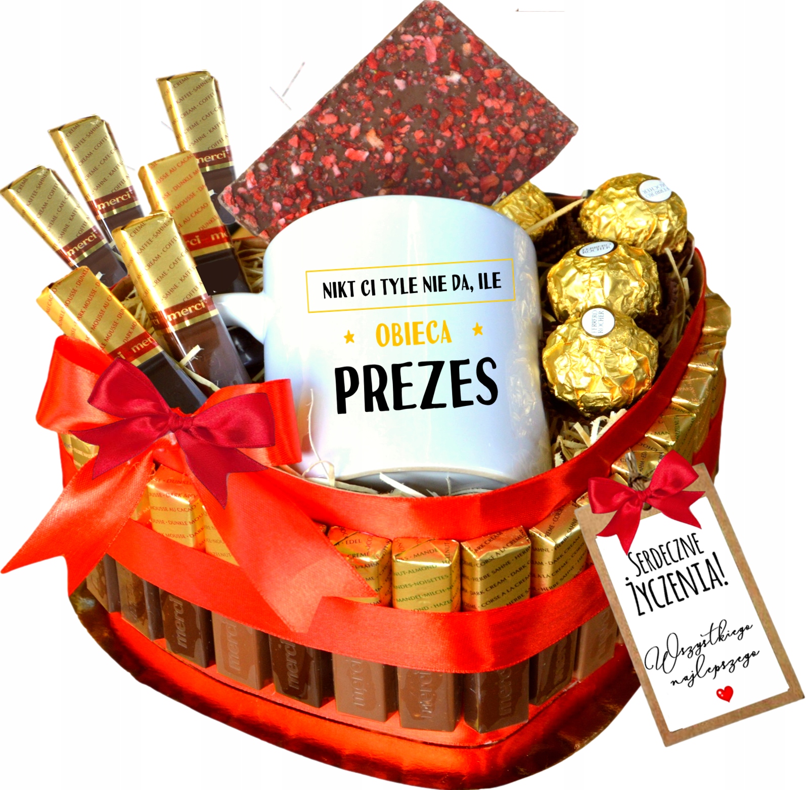 Levně Dort merci dárek pro Šéfa Předsedkyně