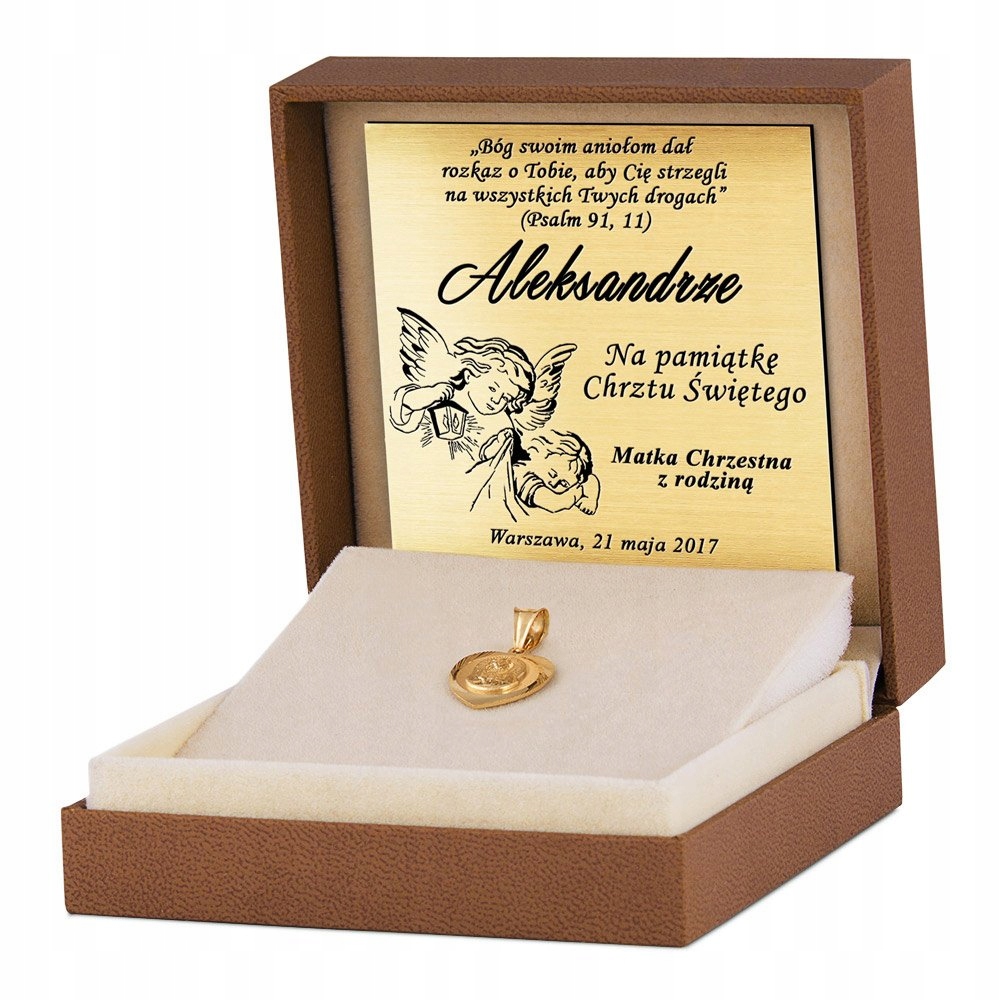 PREZENT NA CHRZEST SREBRNY MEDALIK 925 MATKA BOSKA Rodzaj Srebrne