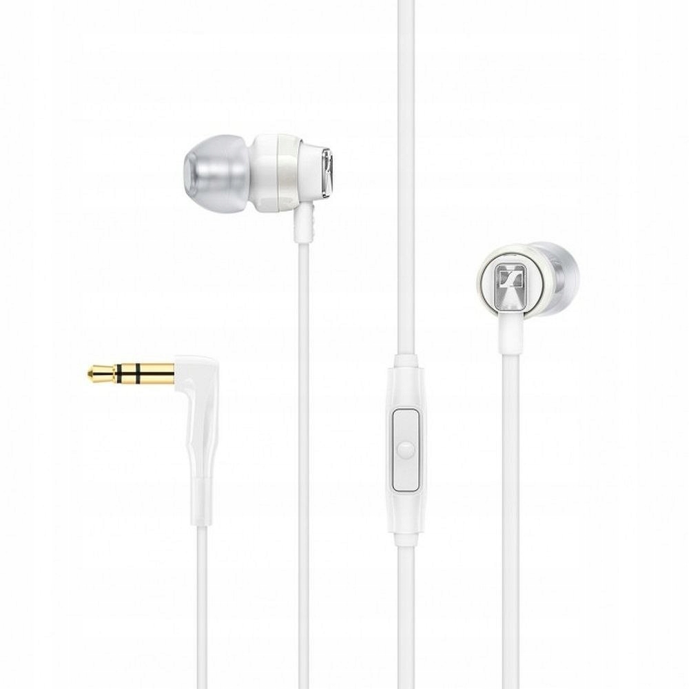 Słuchawki przewodowe douszne Jack 3,5 mm Sennheiser CX 300S białe