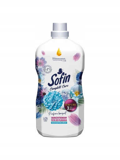 Levně 5 x Sofin Tekutá Aviváž Perfume Bouquet 1,8L (72 praní)