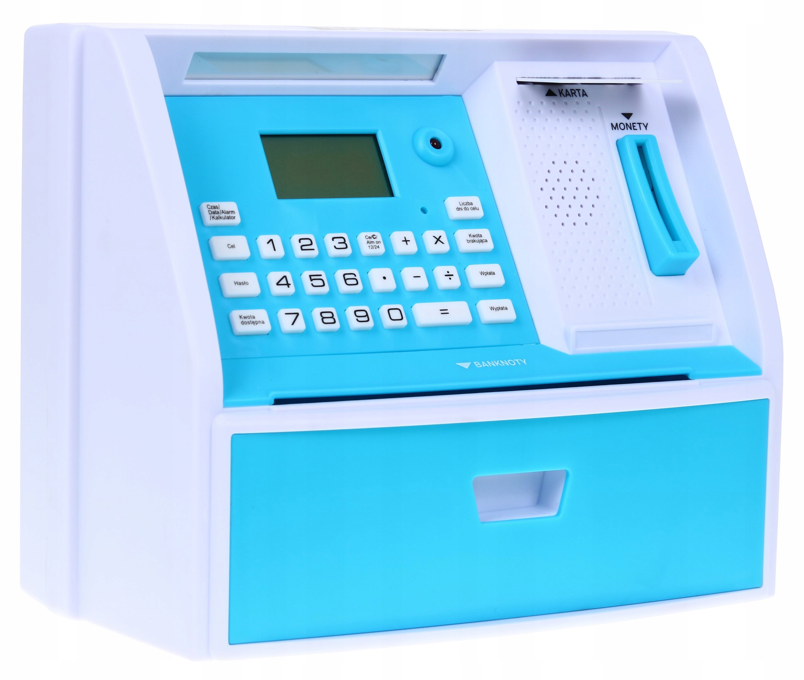 

Skarbonka Bankomat dla dzieci Polskie Nominały