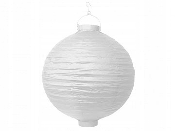 

Lampion papierowy, biały, 30cm