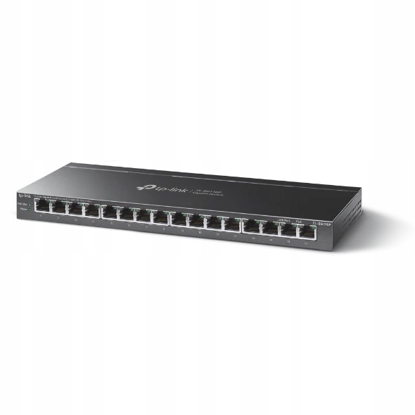 Switch TP-Link TL-SG116P 16x Glan s Poe+, 120W, kov