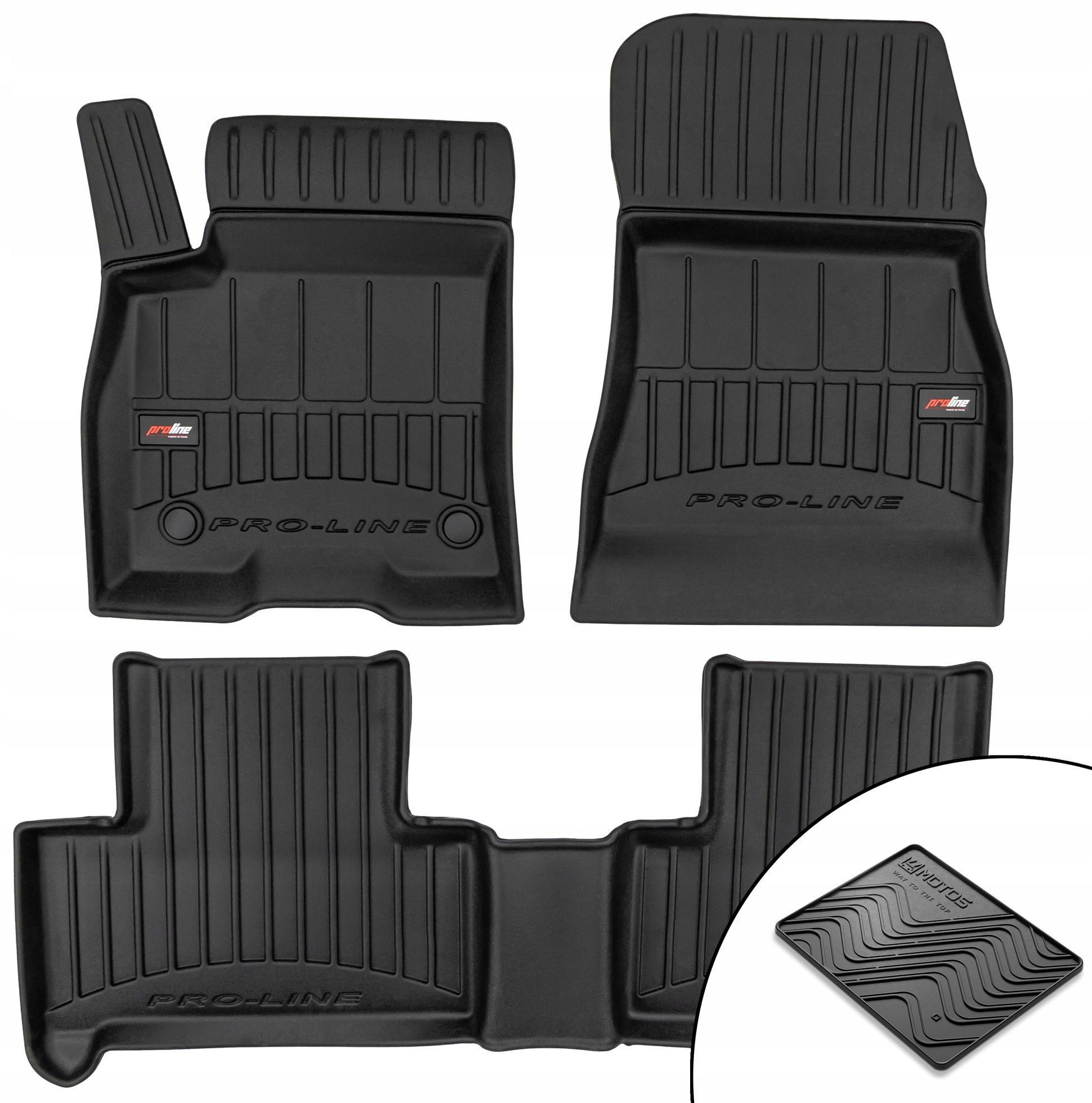 3D gumové rohože Mercedes-Benz Eqb X243 od roku 2021 rohož zdarma