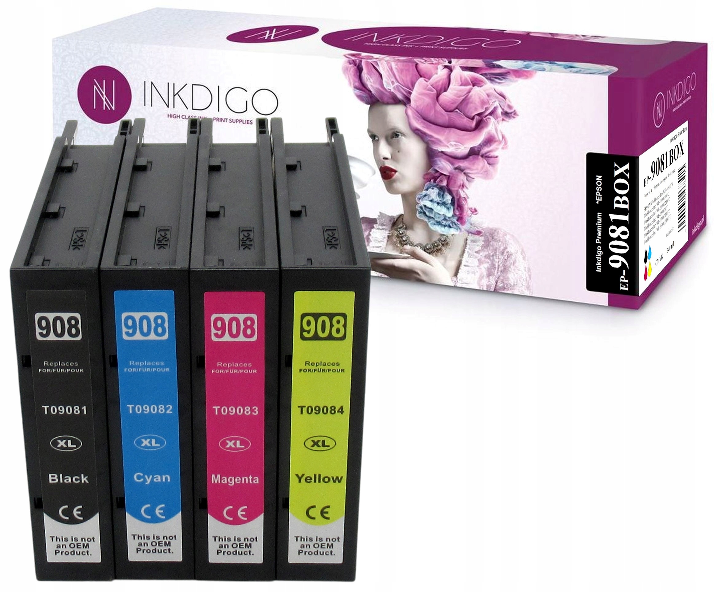

4x Zamiennik Epson Workforce Pro WF-6090 WF-6590