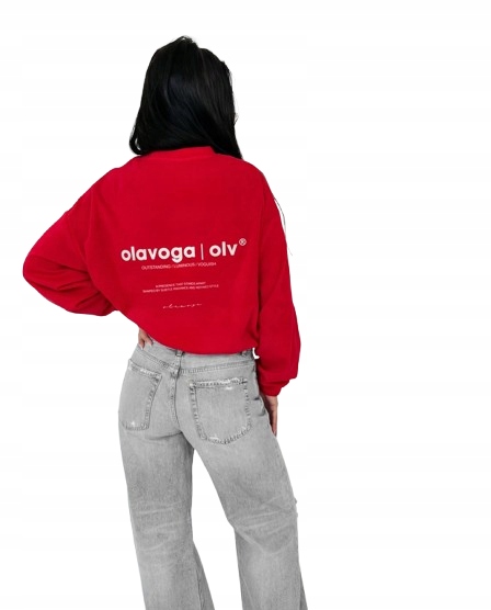 Bluza damska Olavoga Velvora 2026 czerowna S