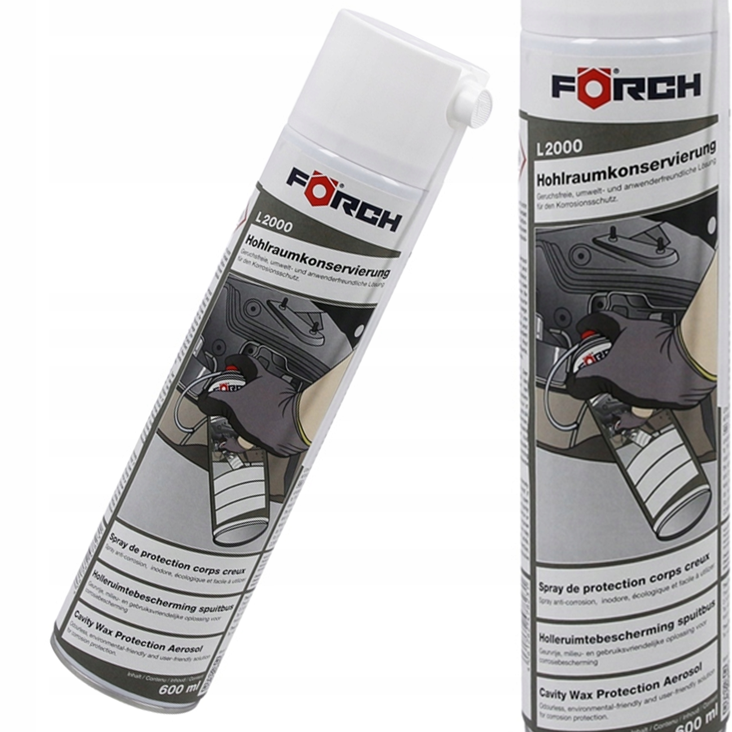 Środek ochronny do profili zamkniętych Spray Forch L2000 600ml