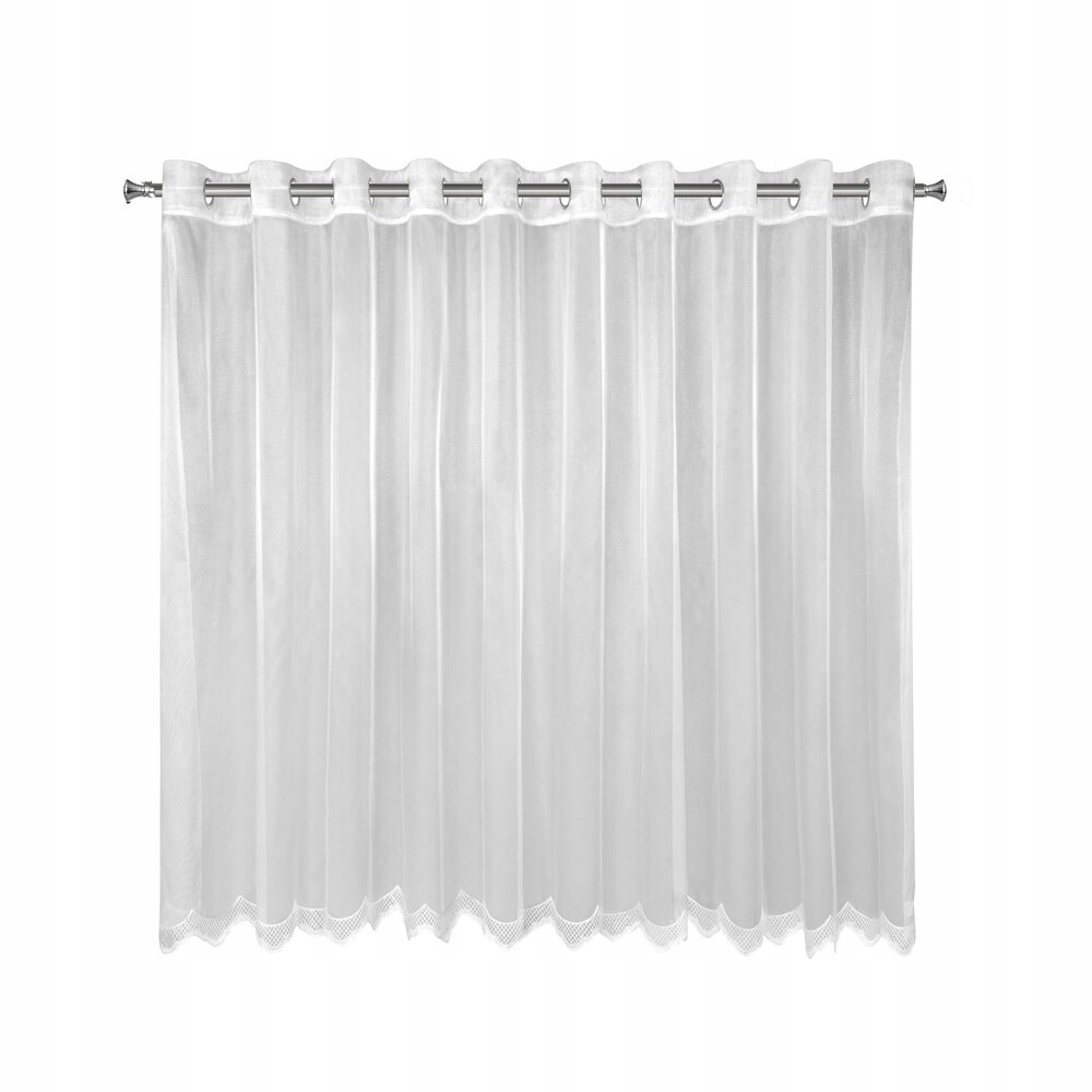 Hotová záclona na kroužcích Ellie 350x145 Eurofirany bílý