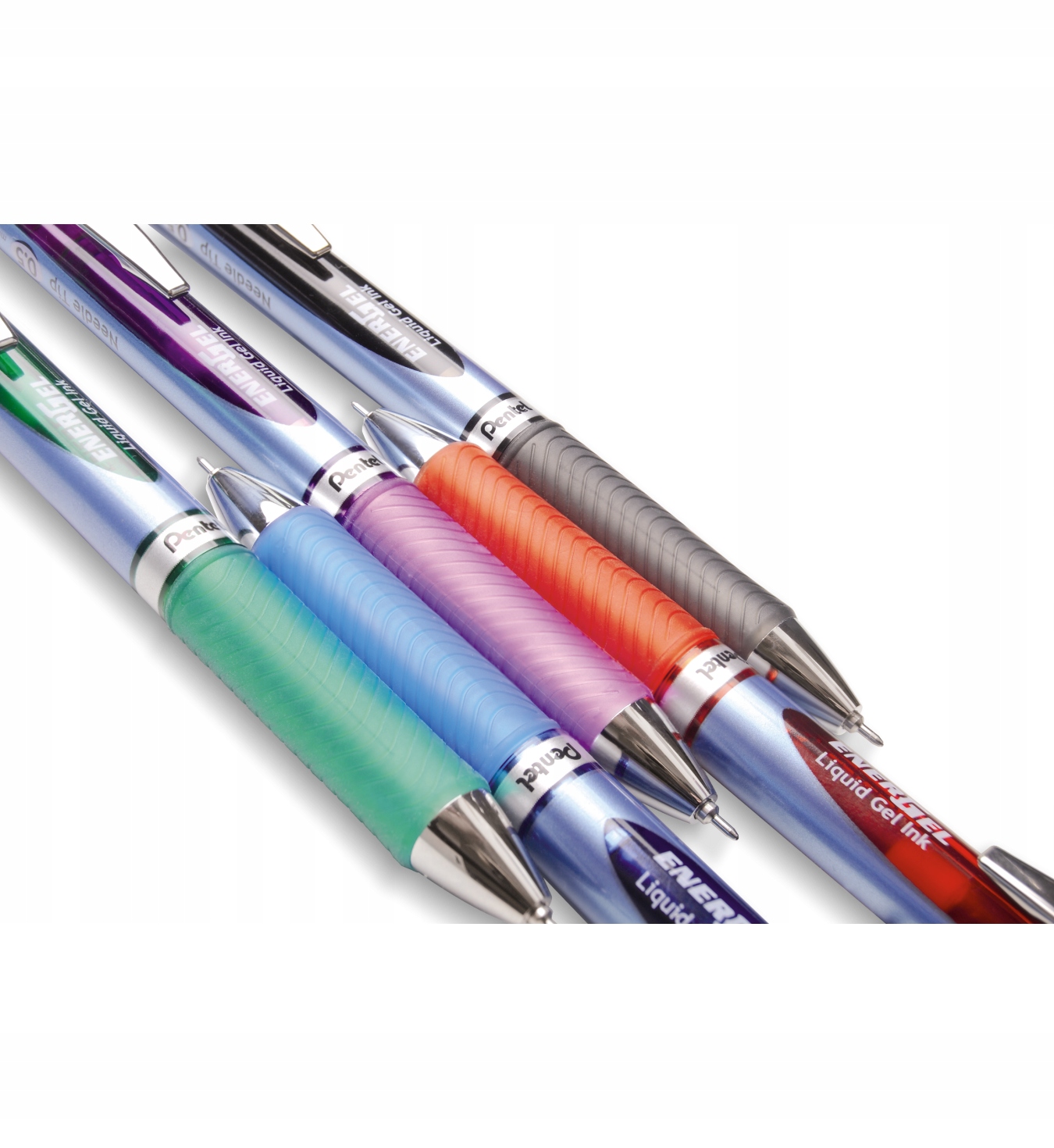 Pentel Długopis żelowy EnerGel BLN75D Zielony Marka Pentel