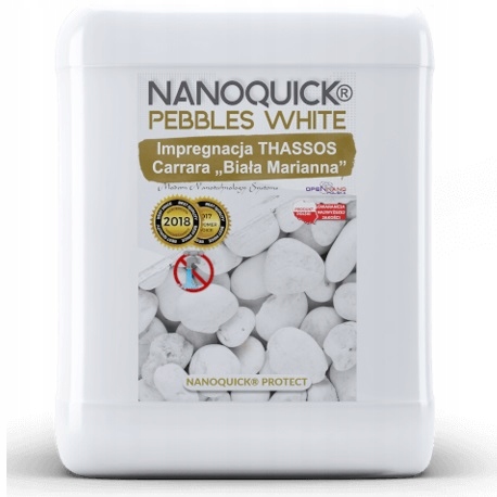 Impregnat do Kamieni Thassos Carrara Biała Marianna NANOQUICK Pebbles White EAN (GTIN) 5902198100058