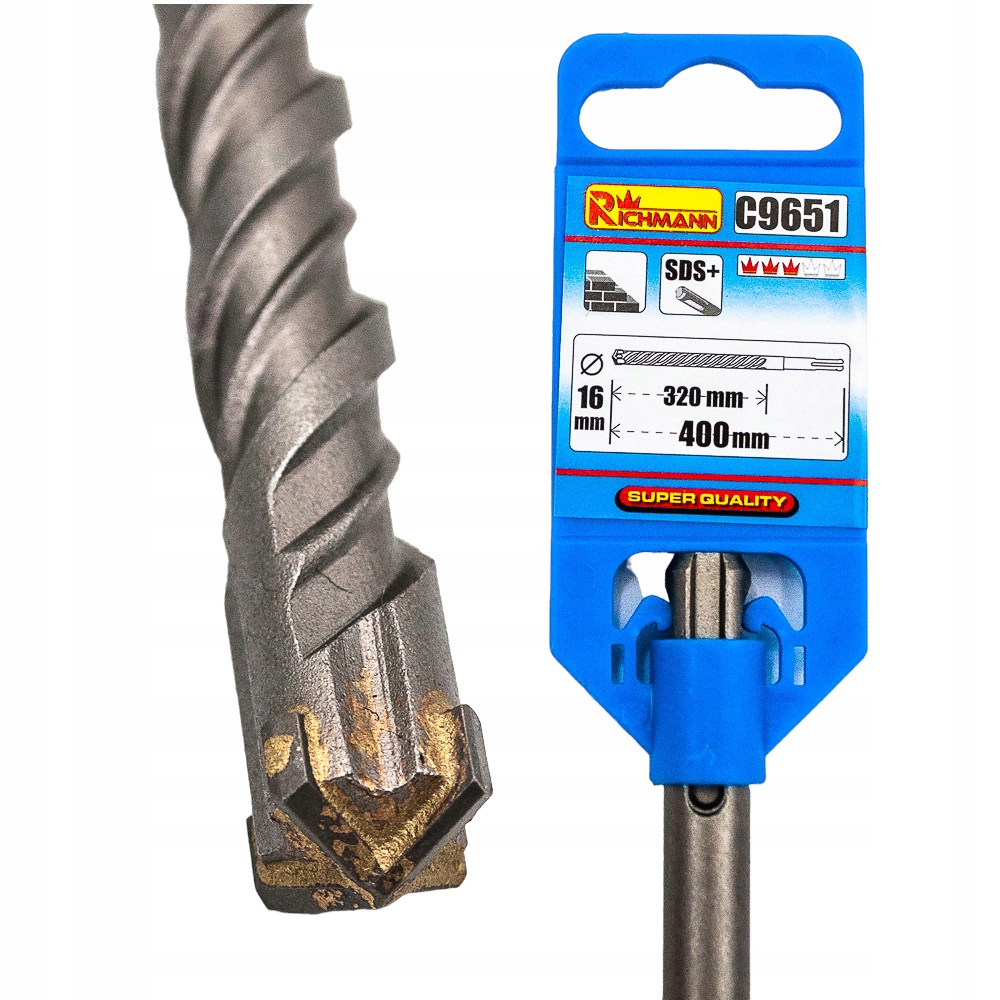 

Wiertło Do Muru Betonu fi 16x400 mm Sds-plus Widia