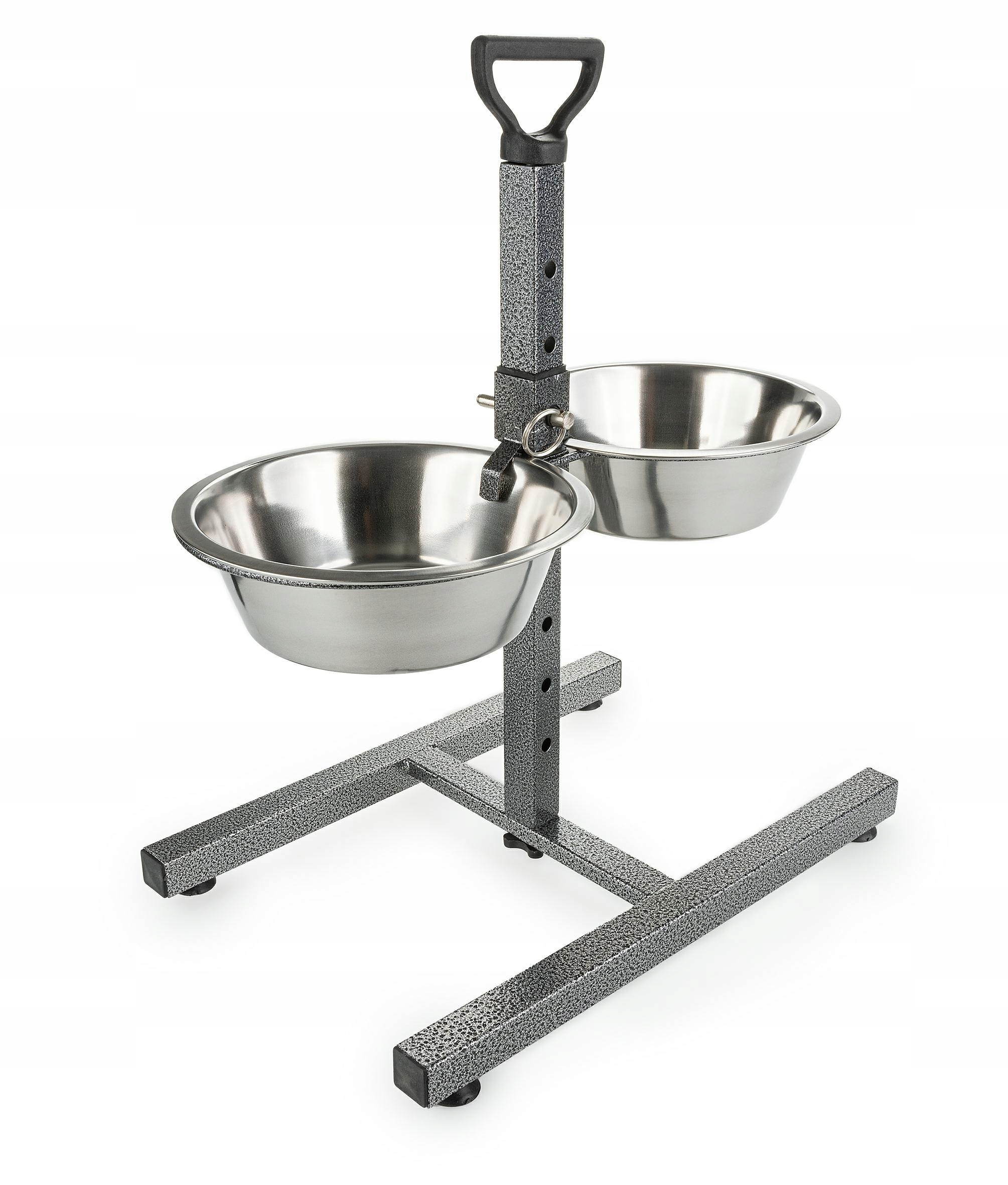 Levně Misky pro psa na nastavitelném stojanu (2x2,6 L) Happet