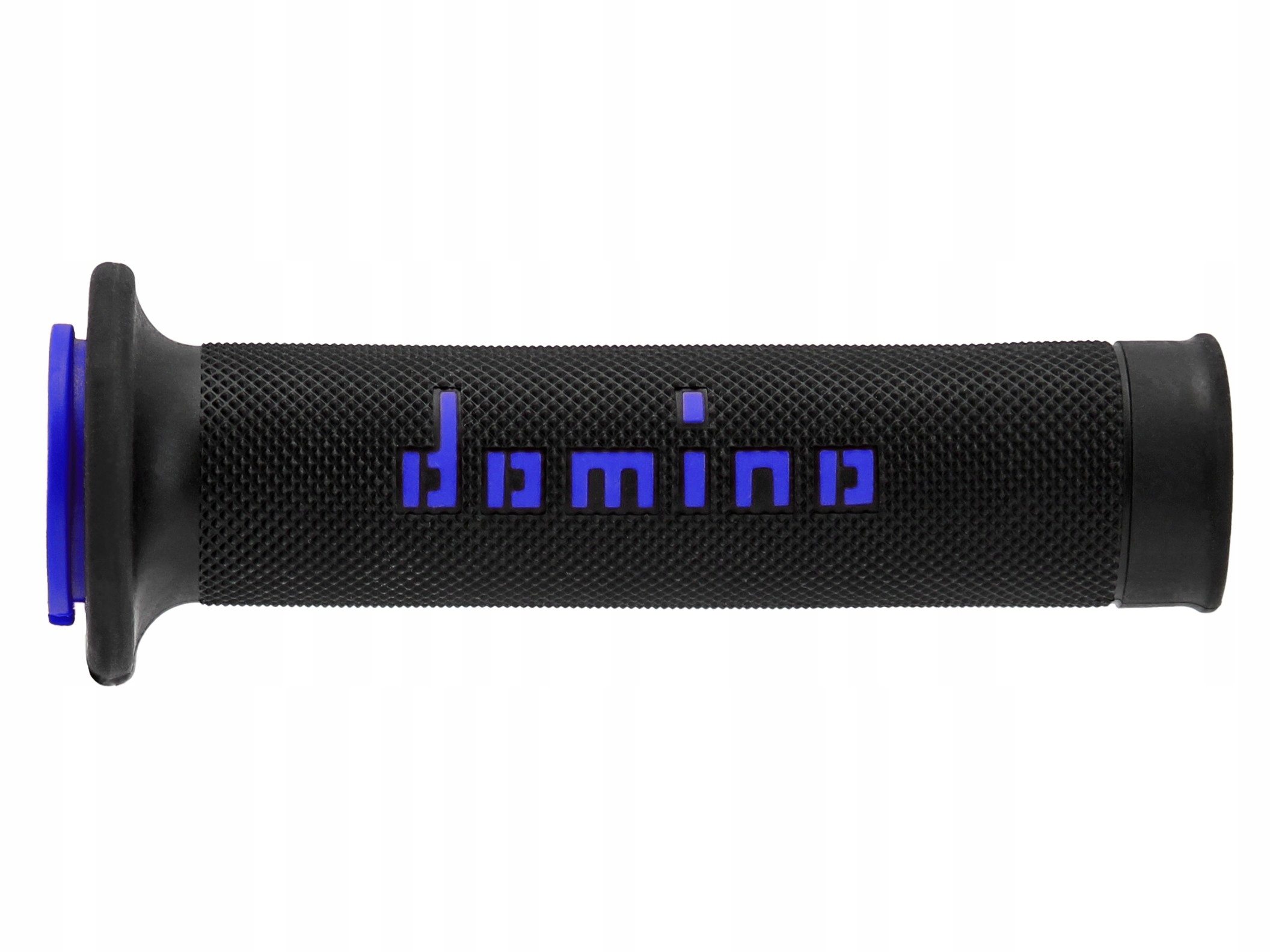 Domino Racing Grip miękkie gripy manetki rączki tor czarno/niebieski Suzuki