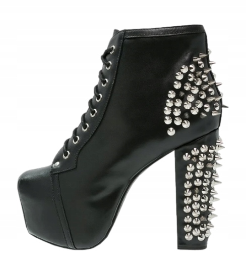 

Jeffrey Campbell Botki Lita na obcasie skóra r.41