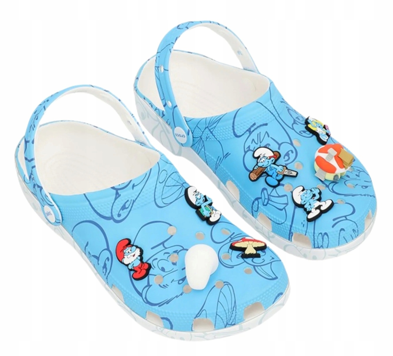 Crocs Classic Smurfs Clog 210820-90H barevné žabky M10 43-44 Smerfy