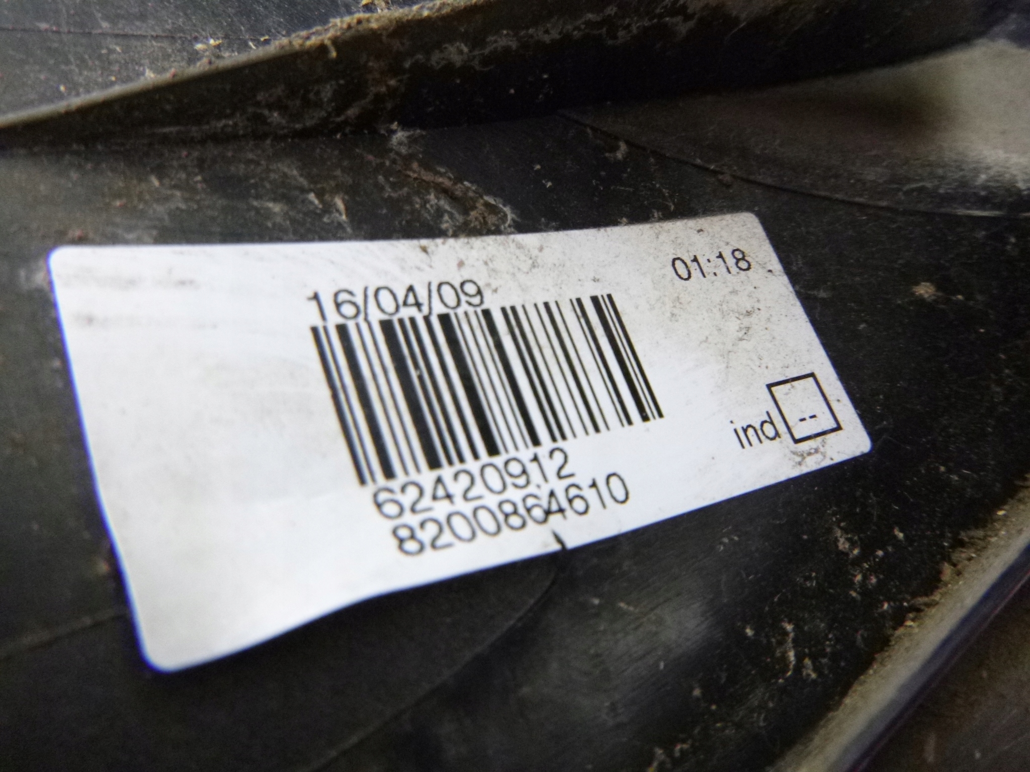 light rear right Dacia Logan 8200864610 2009r.